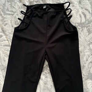 Cut out pants